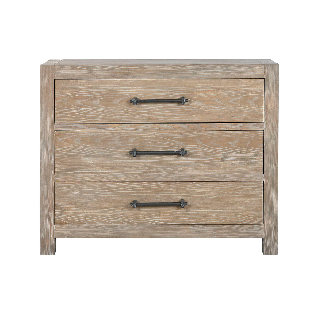 Cajonera romántica doble cara marrón y natural, 100 x 40 x 88 cm — imagen 6