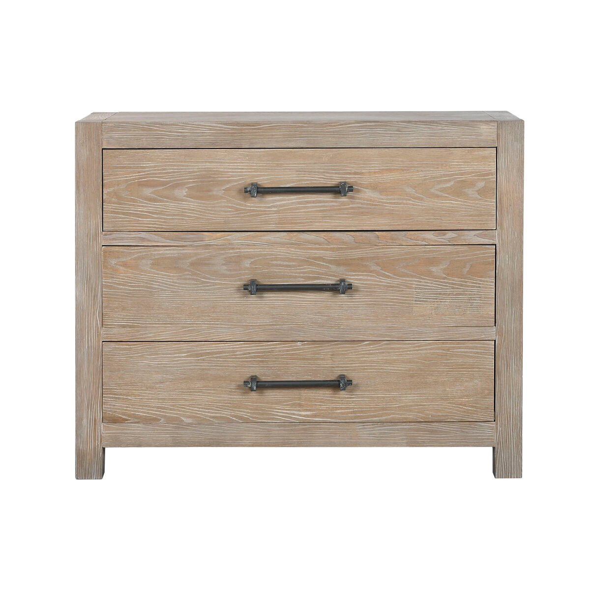 Cajonera romántica doble cara marrón y natural, 100 x 40 x 88 cm — imagen 6