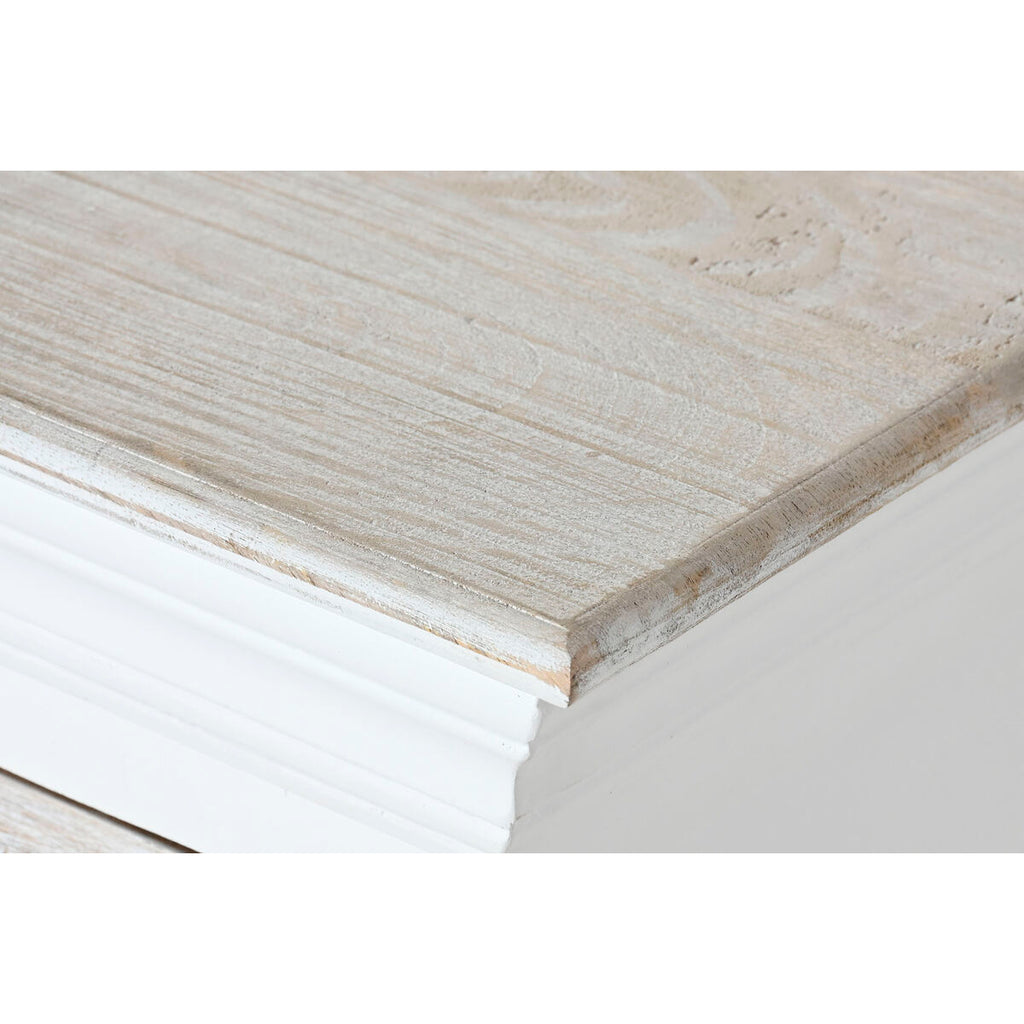 Cajonera blanca desgastada, madera de mango, 115 x 40 x 80 cm — imagen 6