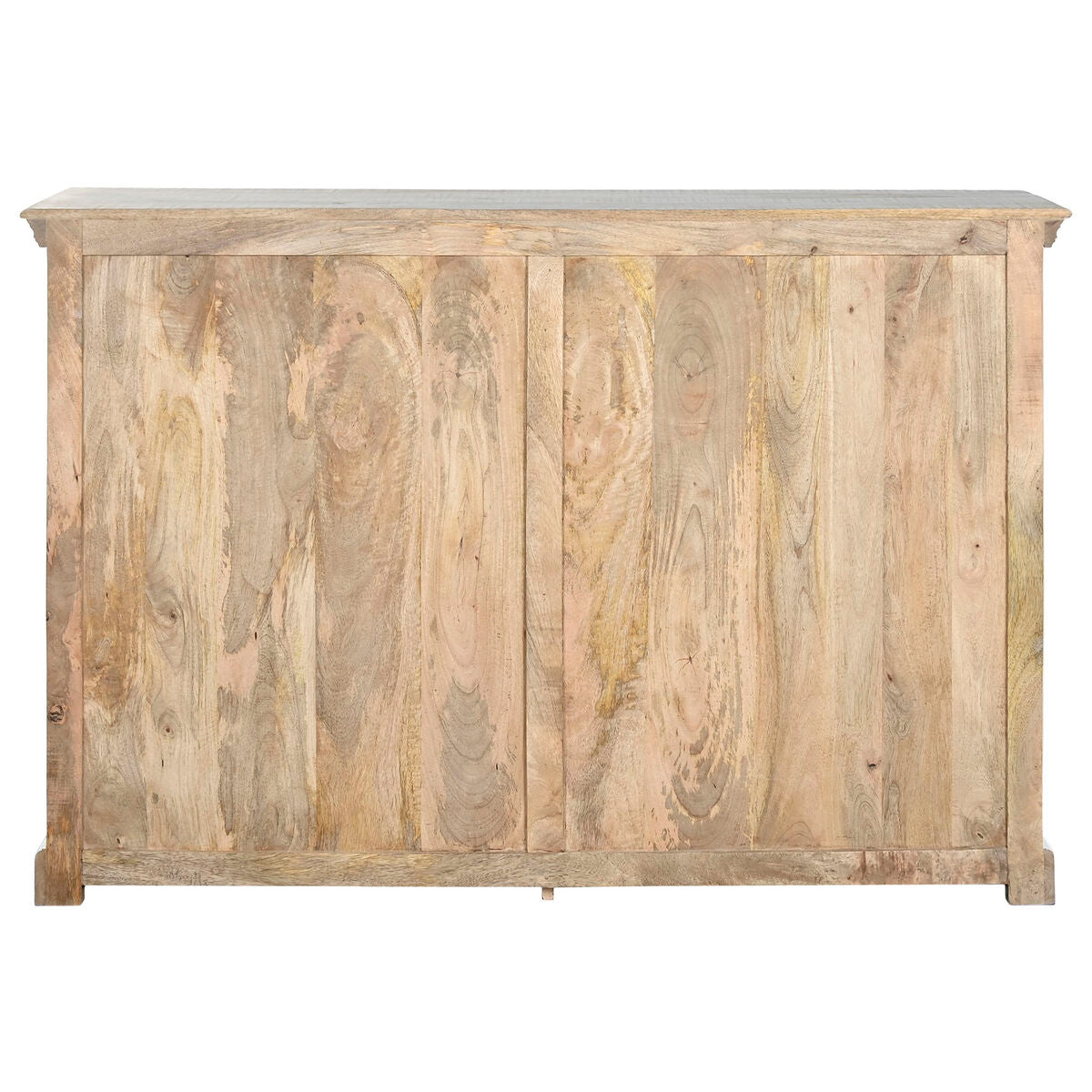 Cómoda blanca y natural de madera de mango, 150 x 40 x 100 cm — imagen 3