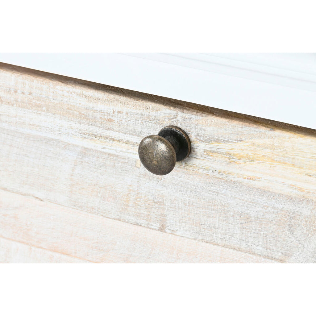 Cómoda blanca y natural de madera de mango, 150 x 40 x 100 cm — imagen 7