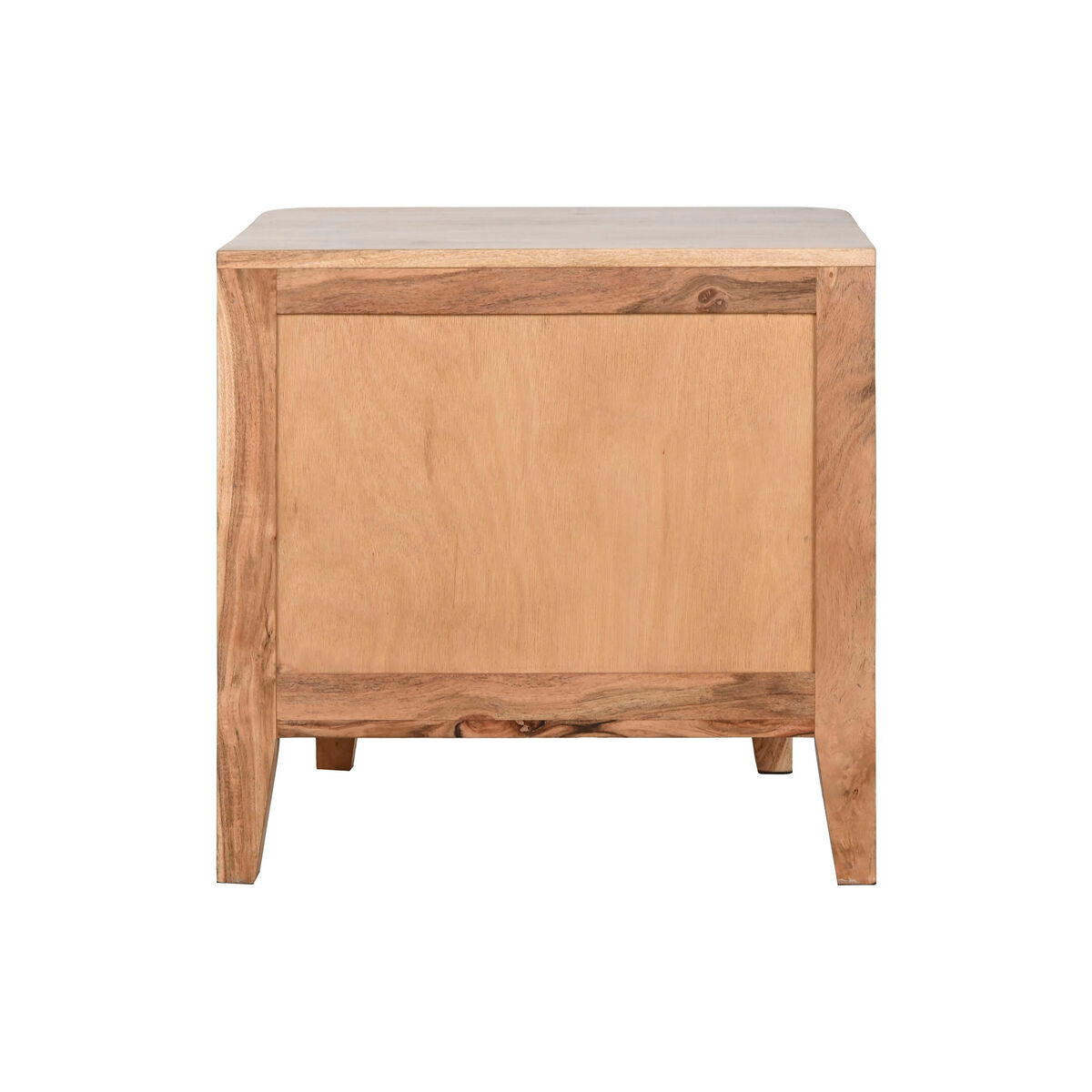 Mesita de noche de madera de acacia, marrón — imagen 2