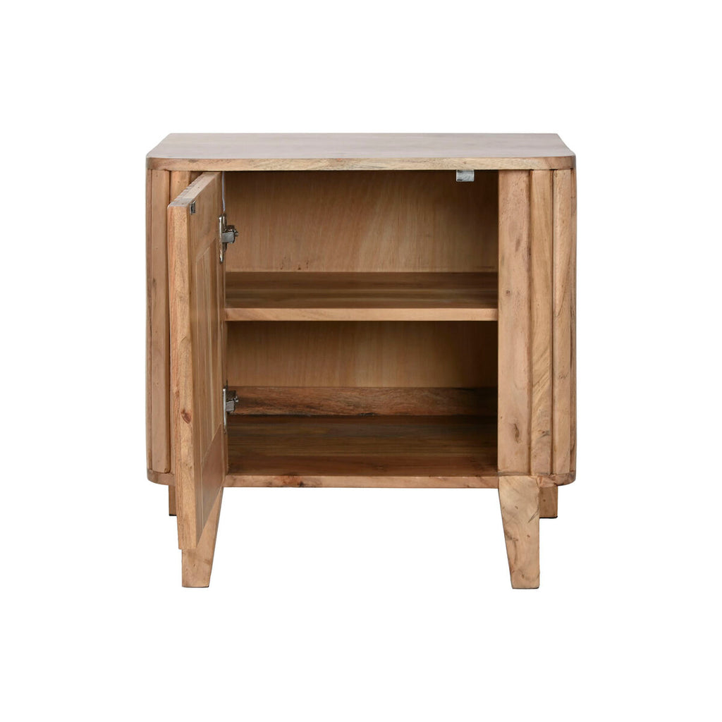 Mesita de noche de madera de acacia, marrón — imagen 3
