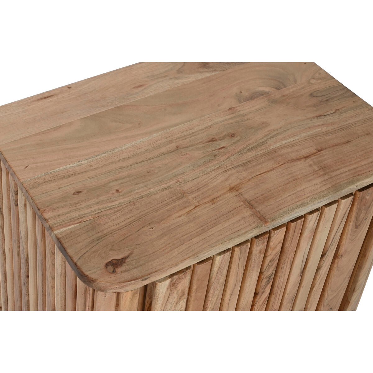 Mesita de noche de madera de acacia, marrón — imagen 6