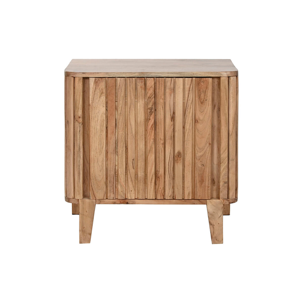 Mesita de noche de madera de acacia, marrón — imagen 8