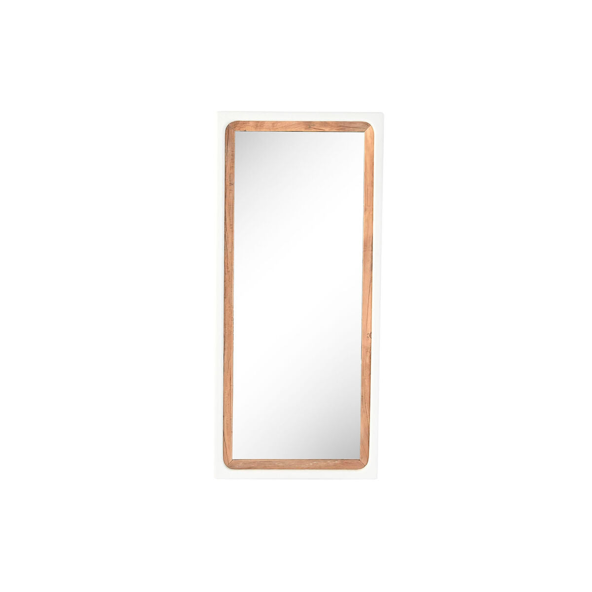 Espejo de pared de madera reciclada, 80 x 5 x 182 cm