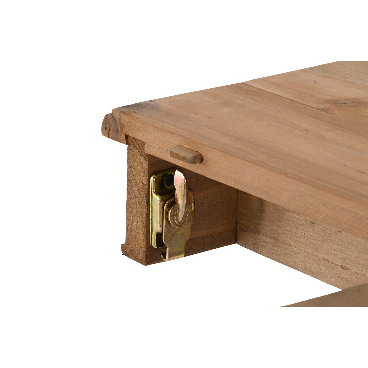 Mesa de comedor extensible de abeto natural, 100 x 100 x 78 cm — imagen 11