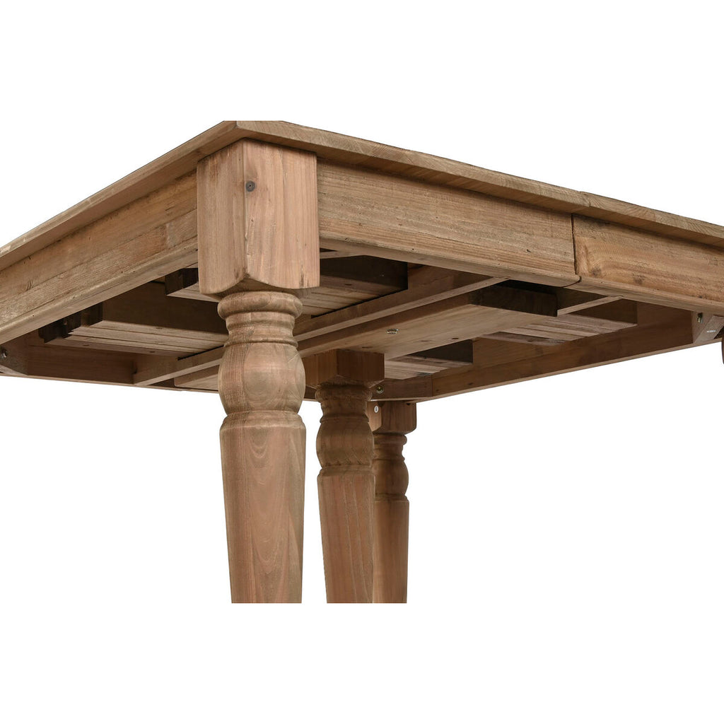 Mesa de comedor extensible de abeto natural, 100 x 100 x 78 cm — imagen 13