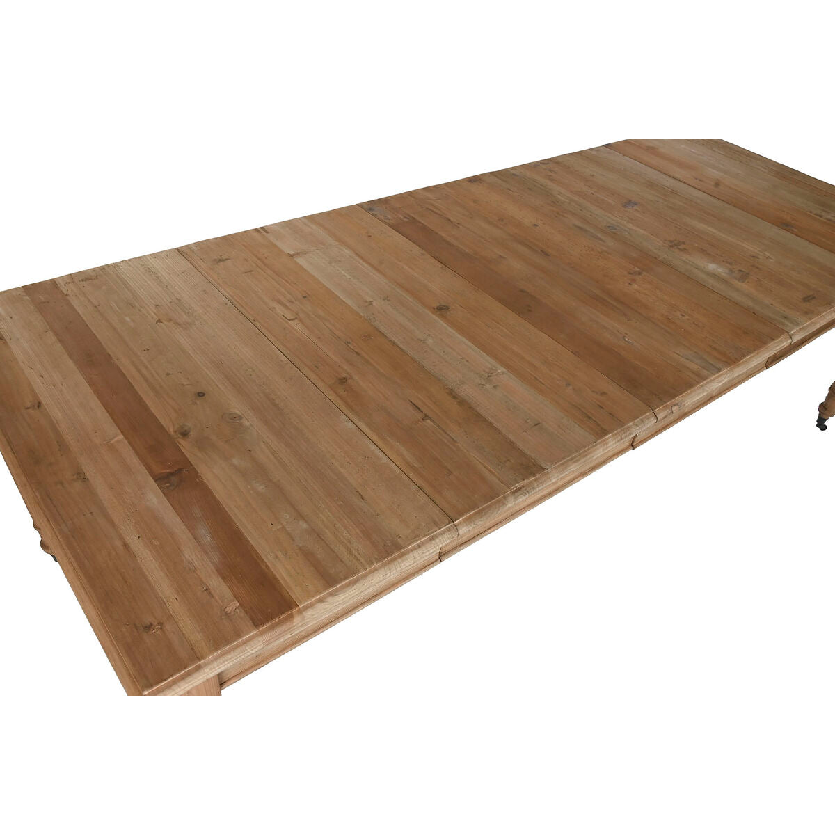Mesa de comedor extensible de abeto natural, 100 x 100 x 78 cm — imagen 8