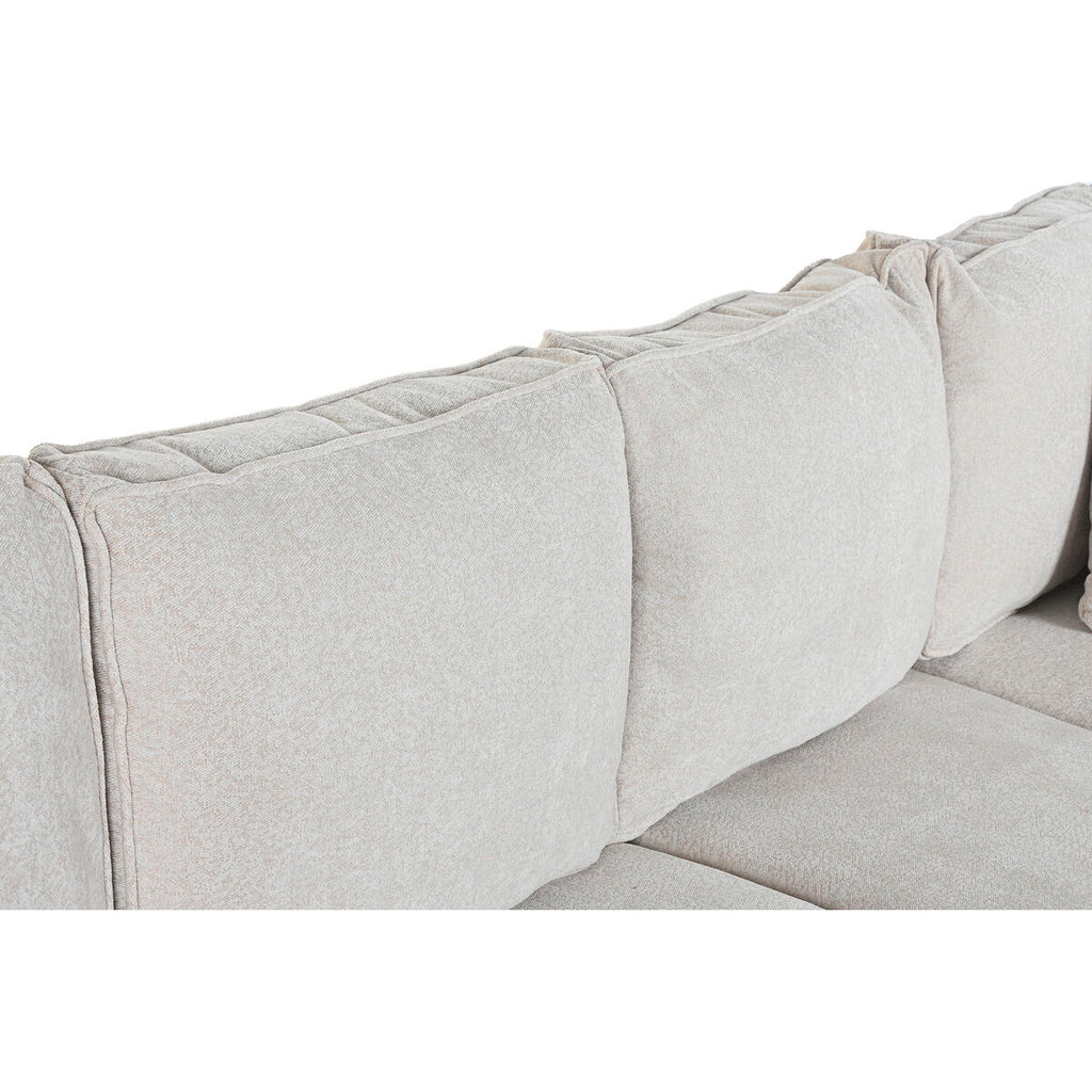 Sofá cama moderno beige de poliéster, 285 x 260 x 90 cm — imagen 2