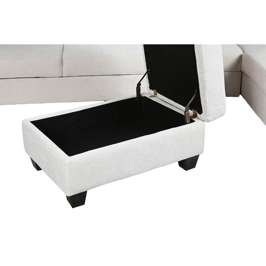 Sofá cama moderno beige de poliéster, 285 x 260 x 90 cm — imagen 11