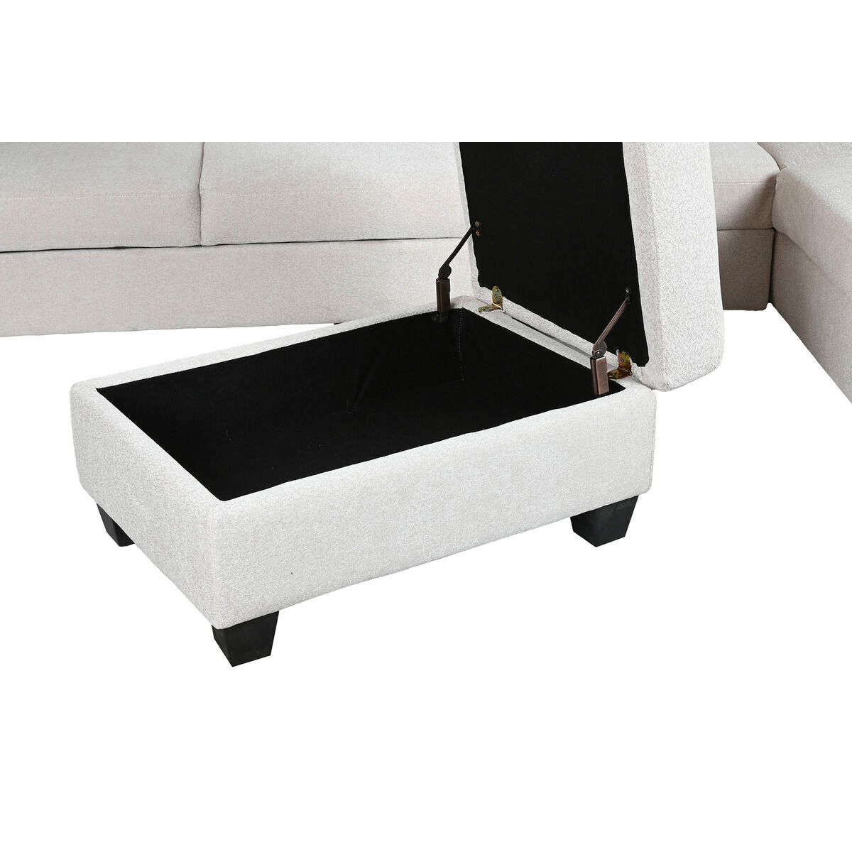 Sofá cama moderno beige de poliéster, 285 x 260 x 90 cm — imagen 11
