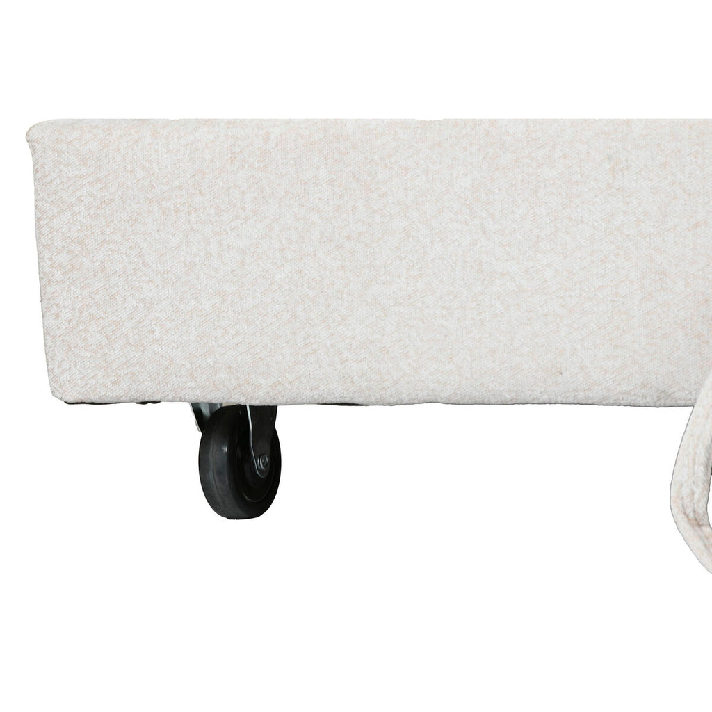 Sofá cama moderno beige de poliéster, 285 x 260 x 90 cm — imagen 12