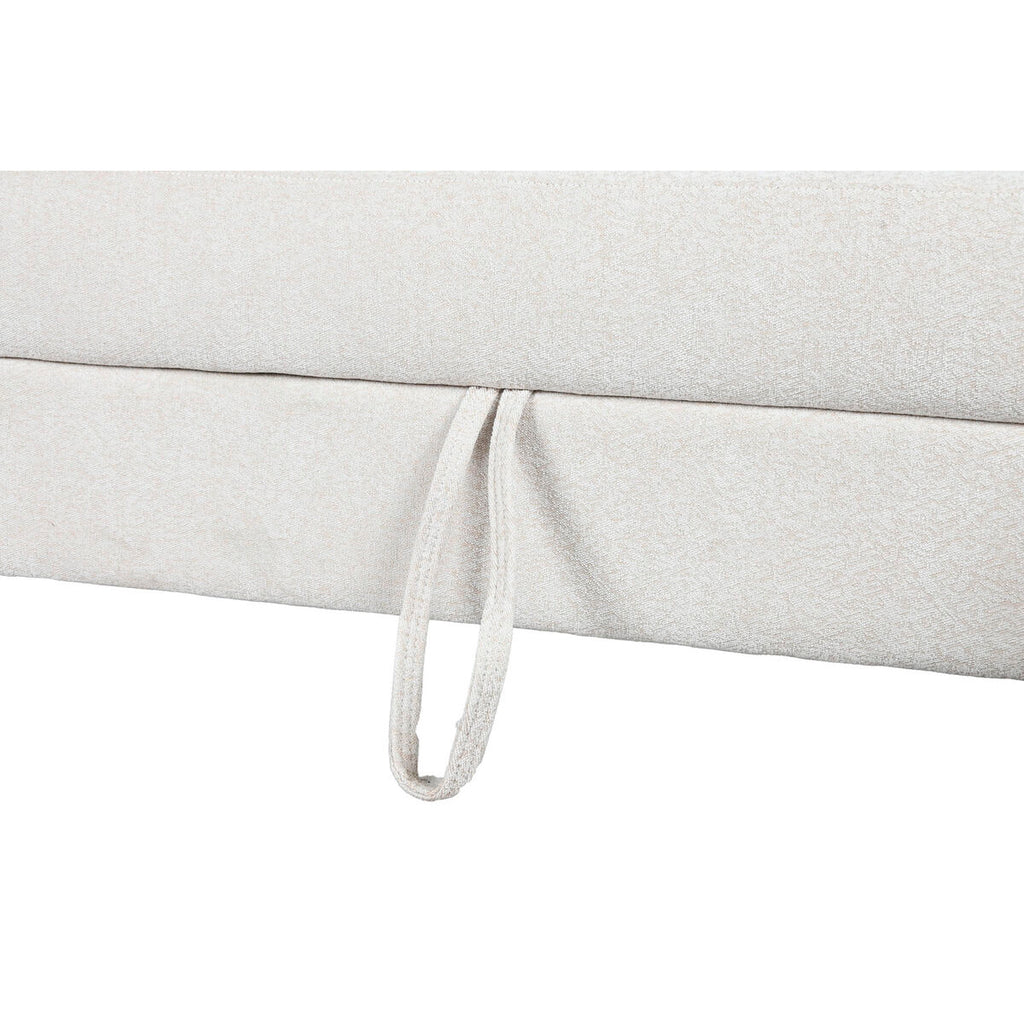 Sofá cama moderno beige de poliéster, 285 x 260 x 90 cm — imagen 3
