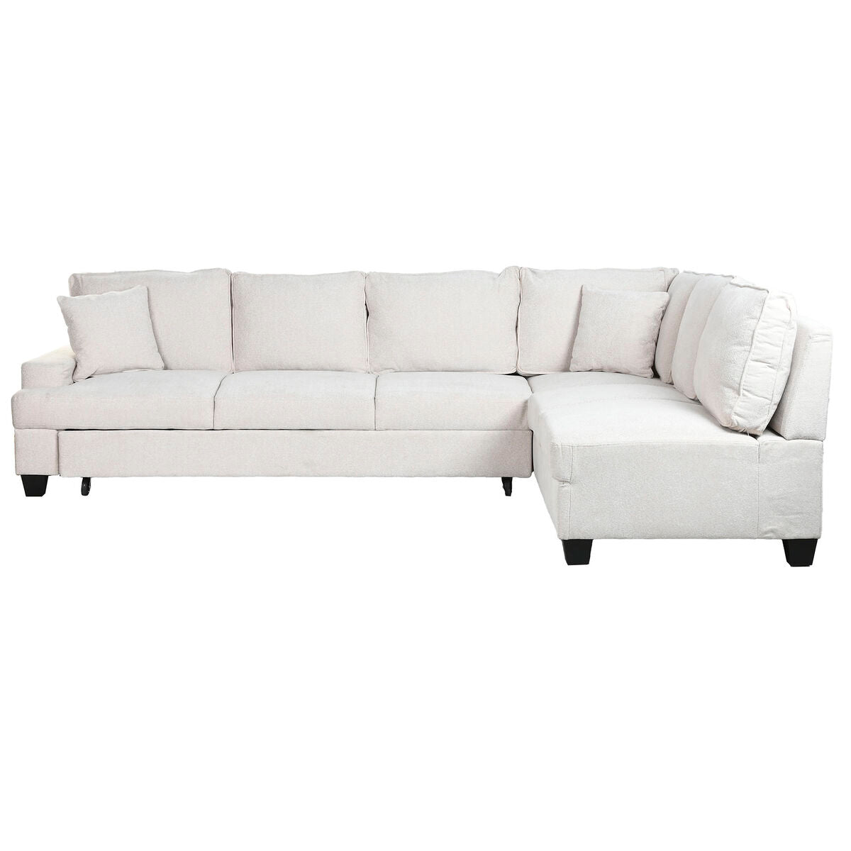 Sofá cama moderno beige de poliéster, 285 x 260 x 90 cm — imagen 6