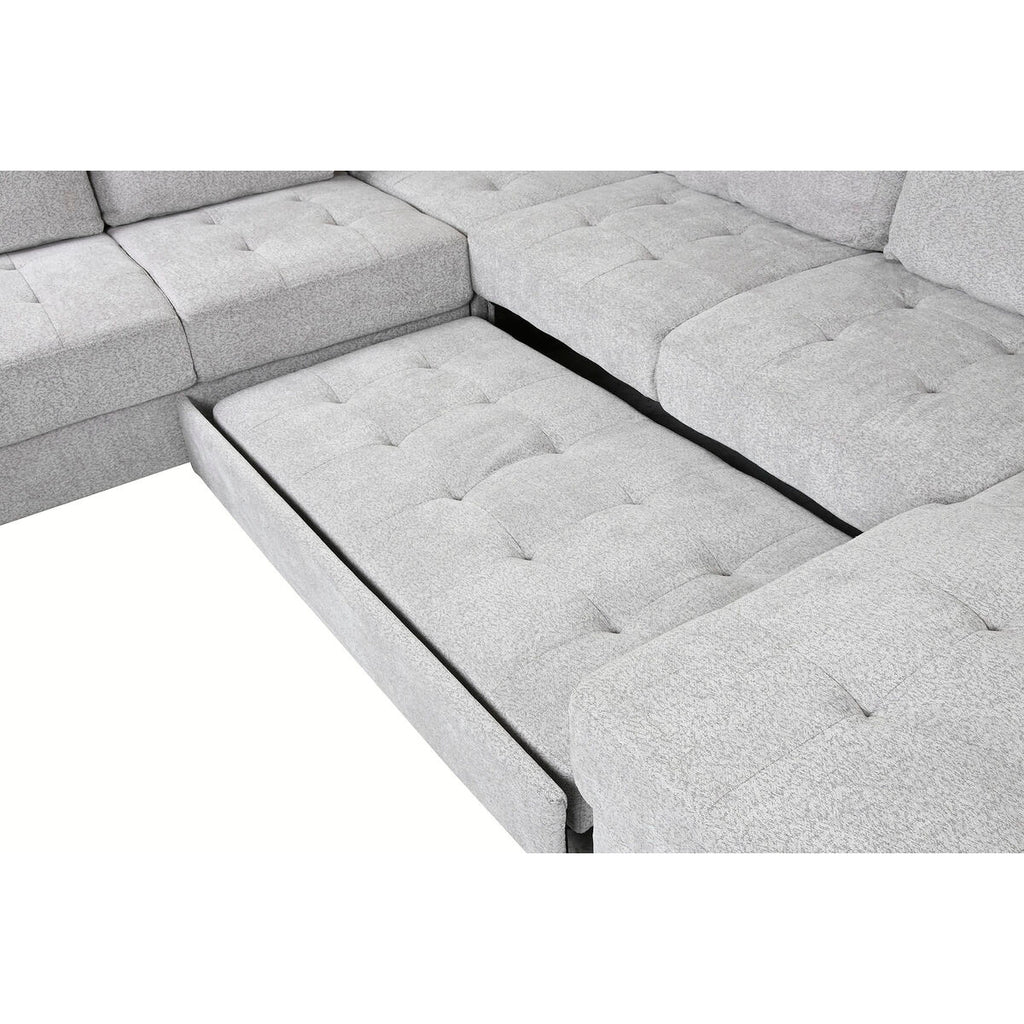 Sofá cama moderno de poliéster, 307 x 242 x 86 cm — imagen 6