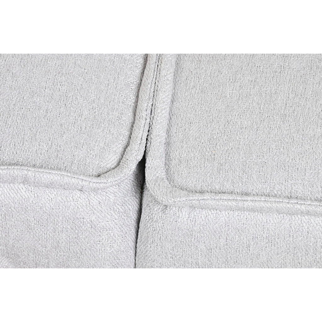 Sofá cama de poliéster gris claro, 220 x 153 x 88 cm — imagen 12