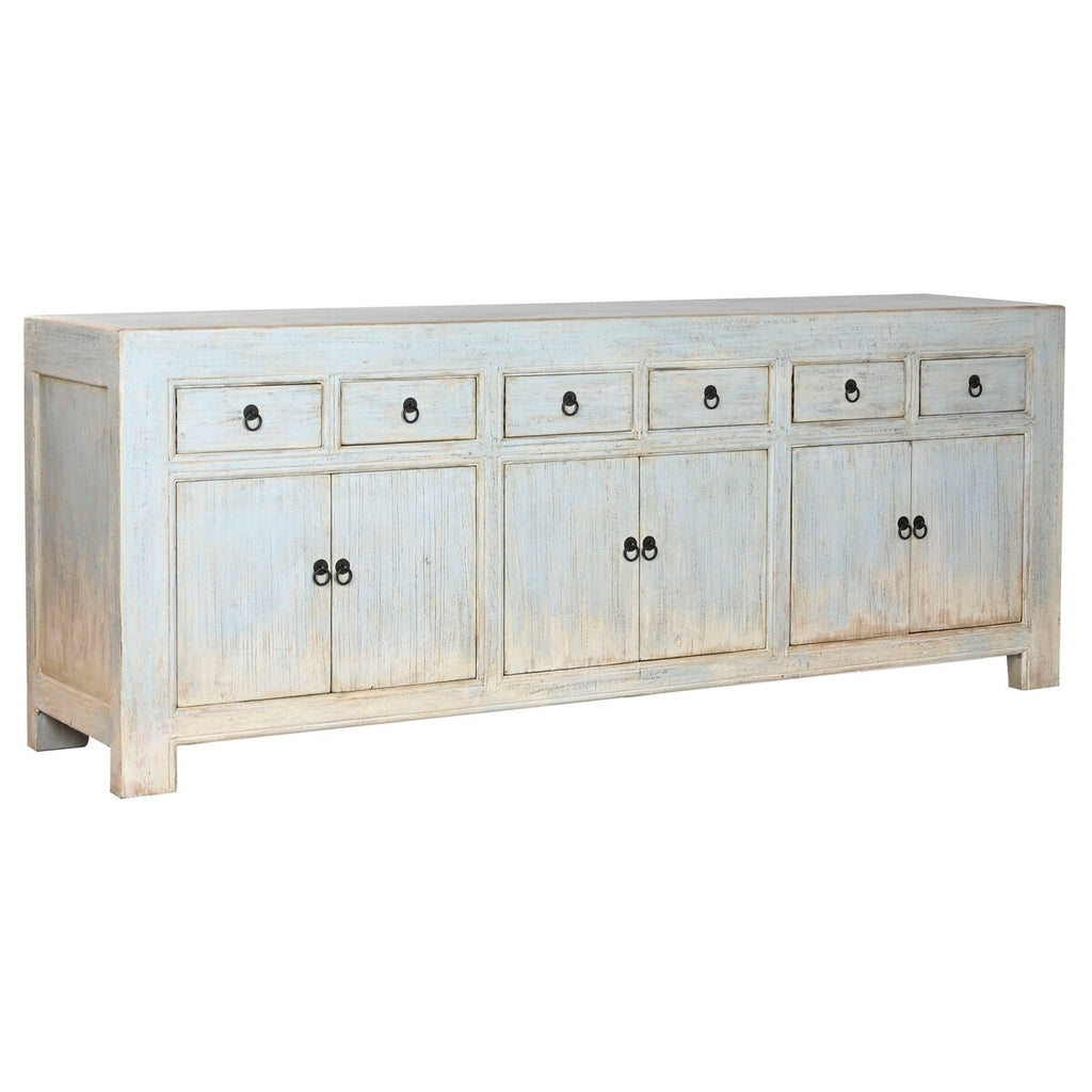Aparador de madera de olmo, 220 x 45 x 85 cm