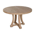 Mesa de comedor cuadrada de madera de olmo, 120 cm