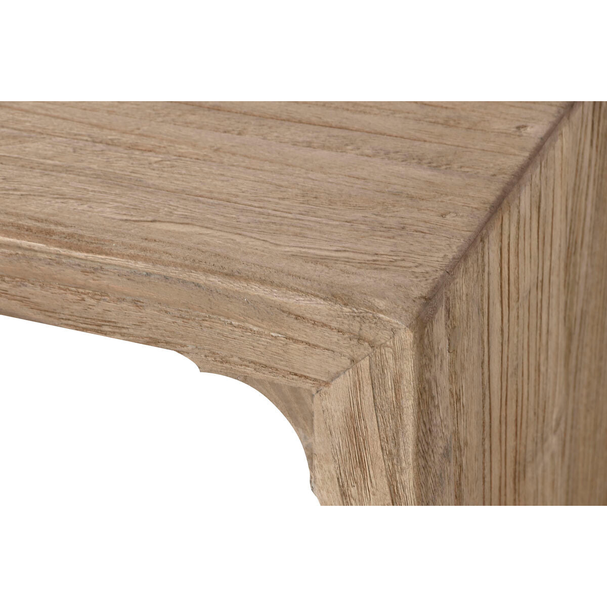Mesa de centro rectangular de madera de olmo, 160 x 80 cm — imagen 4