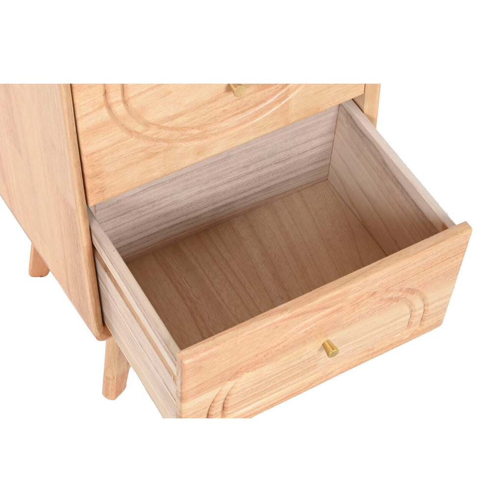 Mesita de noche marrón de madera, 40 x 30 x 58 cm — imagen 3