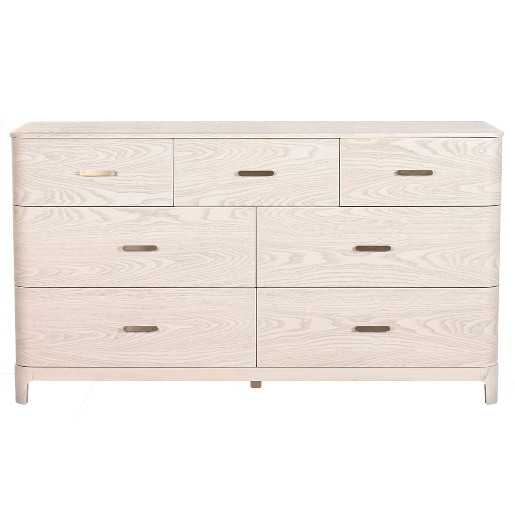 Cómoda gris claro de metal y madera MDF, 165 x 48,3 x 92,5 cm