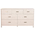 Cómoda gris claro de metal y madera MDF, 165 x 48,3 x 92,5 cm