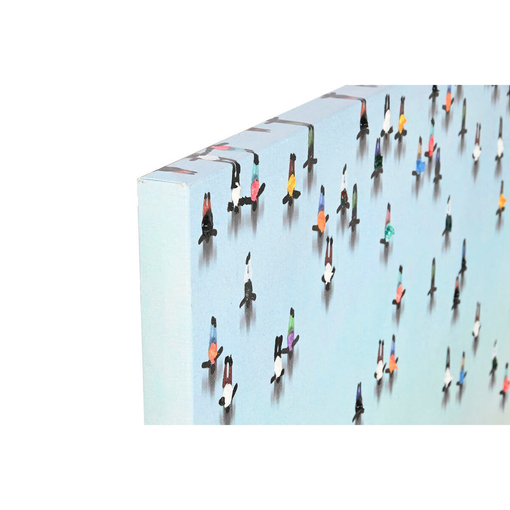Cuadro de resina en 3D, azul y verde, 80 x 3,5 x 120 cm — imagen 2