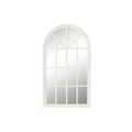 Espejo de pared rectangular, diseño ventana, blanco
