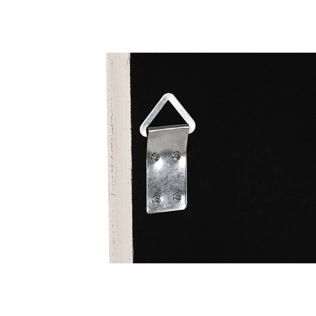 Espejo de pared tipo ventana, blanco y dorado — imagen 4