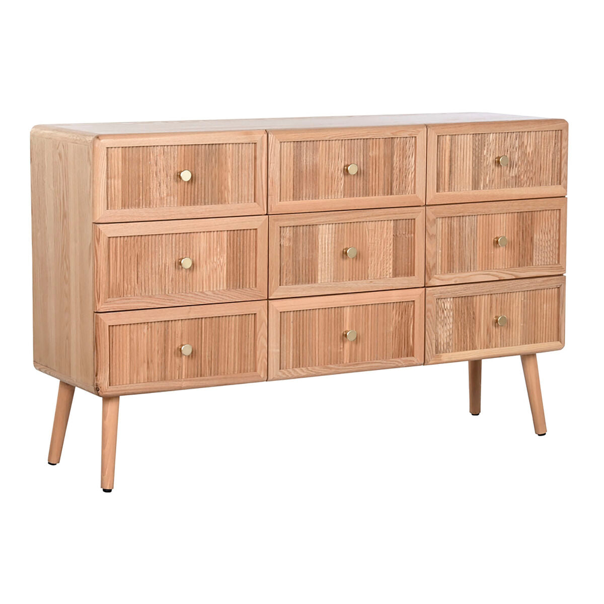 Cómoda de pino y MDF de estilo escandinavo, 120 cm — imagen 2