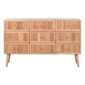 Cómoda de pino y MDF de estilo escandinavo, 120 cm