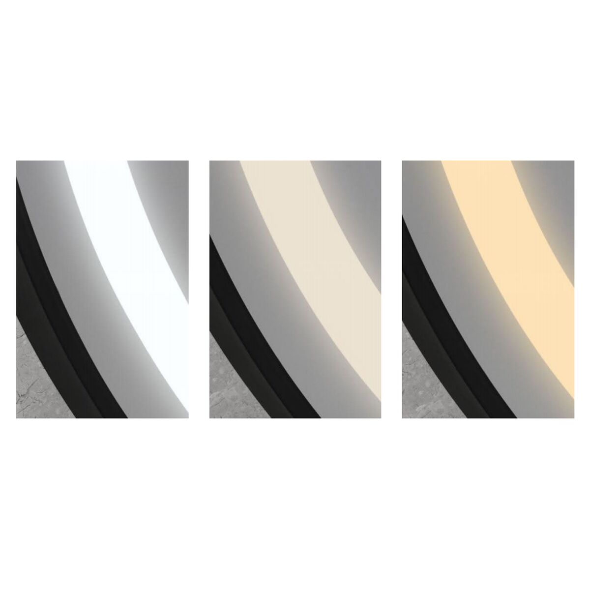 Espejo de pared LED con botón táctil, 50 x 150 cm — imagen 4