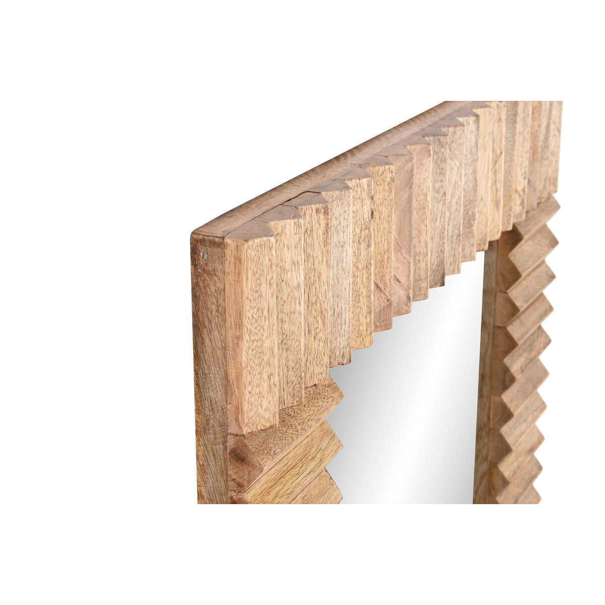Espejo de pared de madera de mango natural, 60 x 172 cm — imagen 2