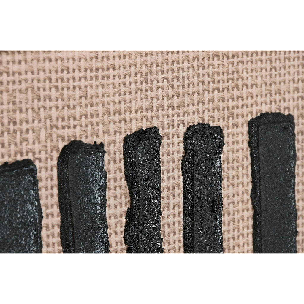 Cuadro urbano pintado a mano, negro y beige, 103 x 4,5 x 143 cm — imagen 3