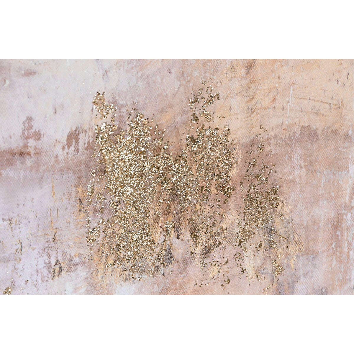 Cuadro glamour abstracto dorado y rosa claro, 103 x 4,5 x 143 cm — imagen 3