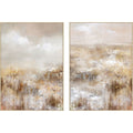 Cuadro glamour abstracto dorado y rosa claro, 103 x 4,5 x 143 cm