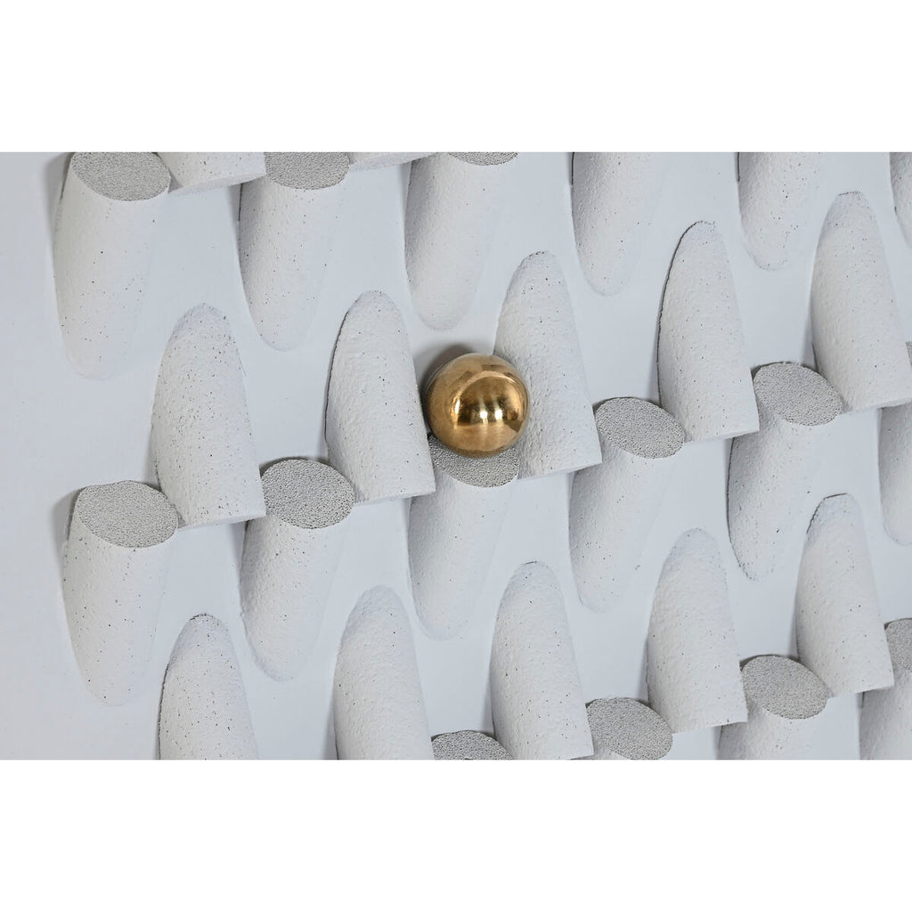 Lienzo decorativo 3D de poliestireno verde y gris, 90 x 120 cm — imagen 3