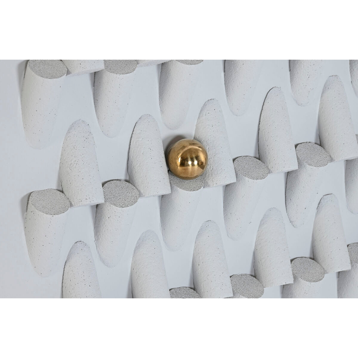 Lienzo decorativo 3D de poliestireno verde y gris, 90 x 120 cm — imagen 3