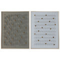 Lienzo decorativo 3D de poliestireno verde y gris, 90 x 120 cm
