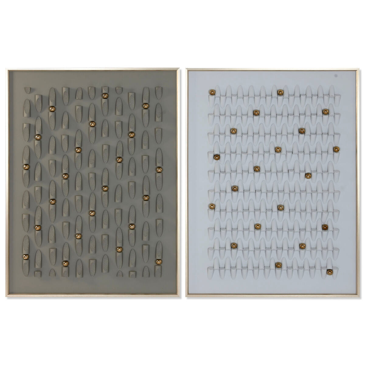 Lienzo decorativo 3D de poliestireno verde y gris, 90 x 120 cm