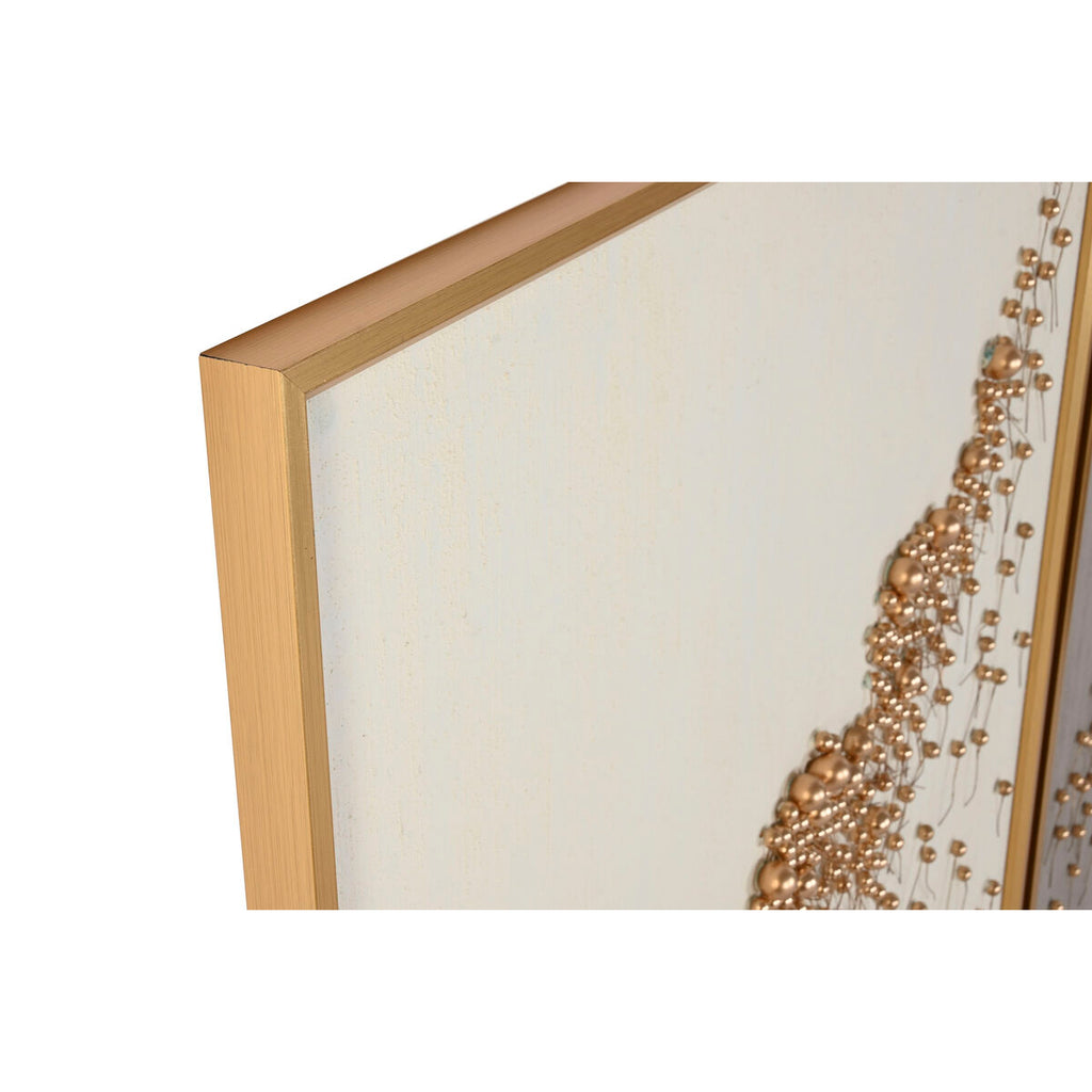 Lienzo decorativo 3D de poliestireno beige y gris, 90 x 120 cm — imagen 2