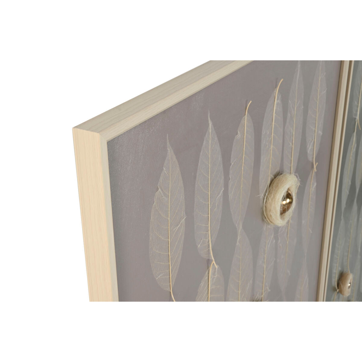 Cuadro 3D moderno verde y beige, 90 x 3,5 x 120 cm — imagen 2