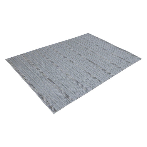 Alfombra boho gris antideslizante, 140 x 200 cm