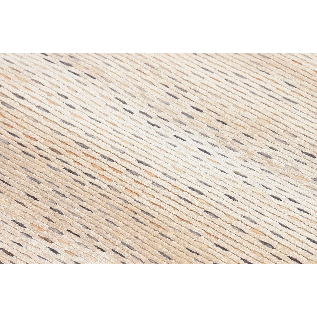 Alfombra antideslizante beige de viscosa y lana, 160 x 230 cm — imagen 2