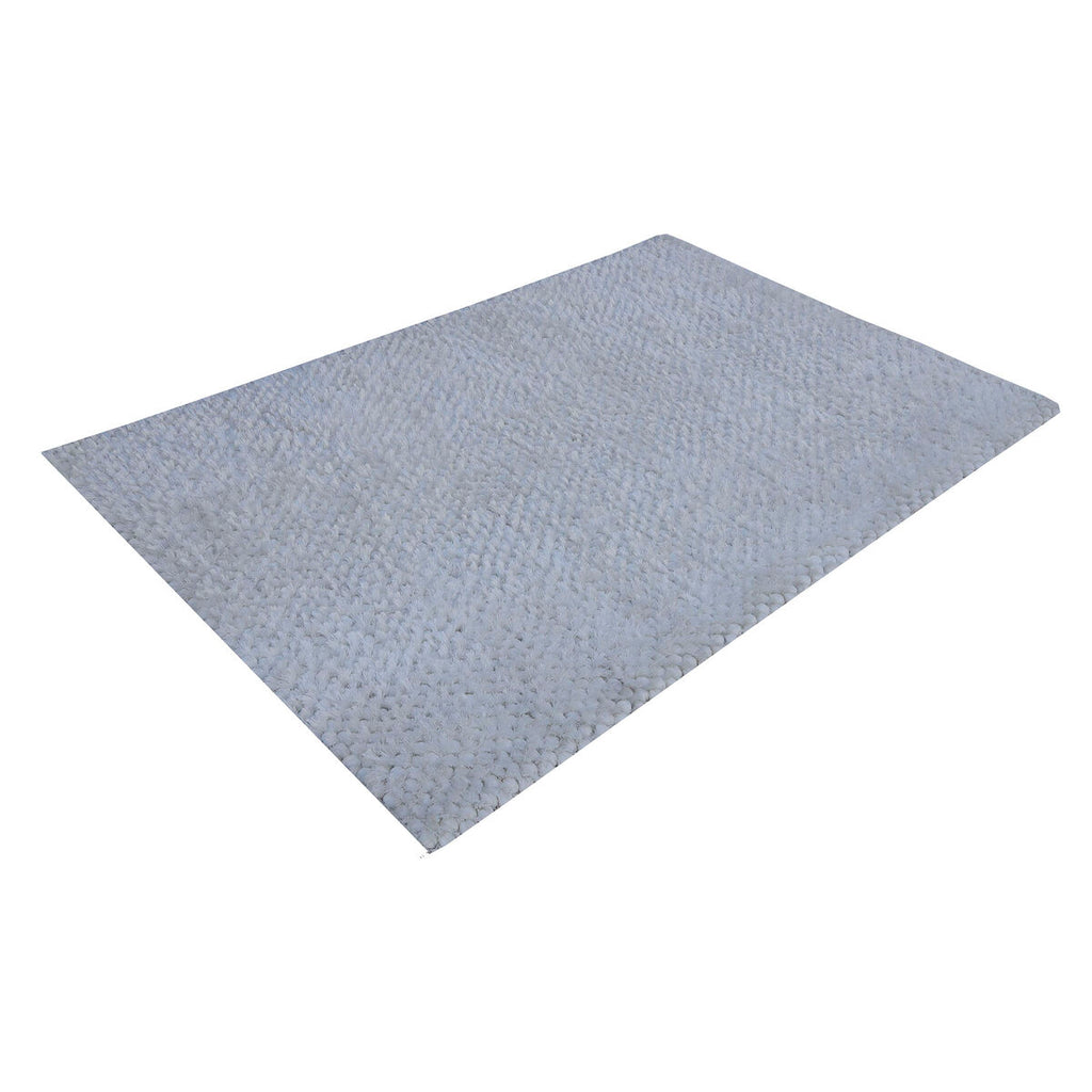 Alfombra gris antideslizante de poliéster, 140 x 200 cm