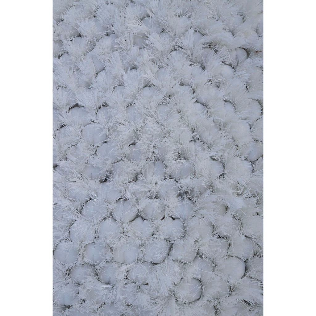 Alfombra gris antideslizante de poliéster, 140 x 200 cm — imagen 3