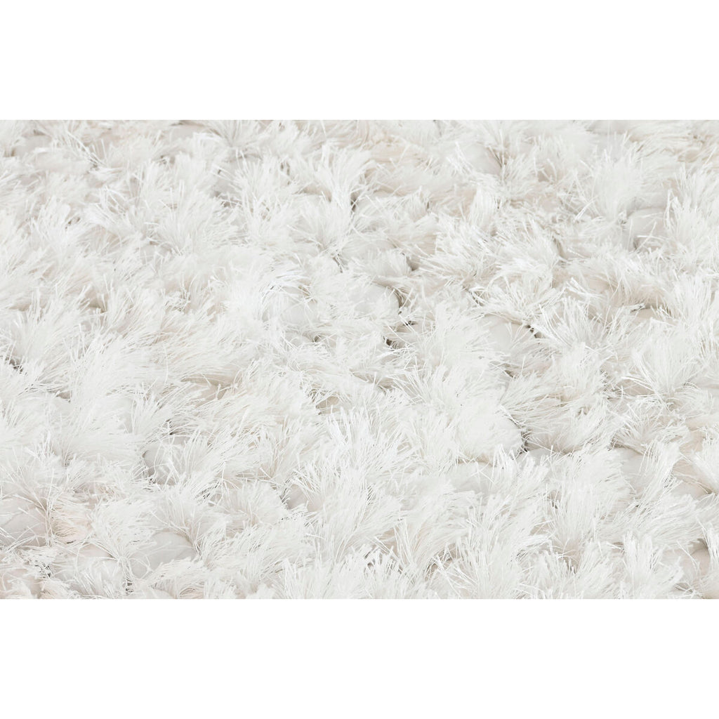 Alfombra blanca antideslizante de poliéster, 160 x 230 cm — imagen 2