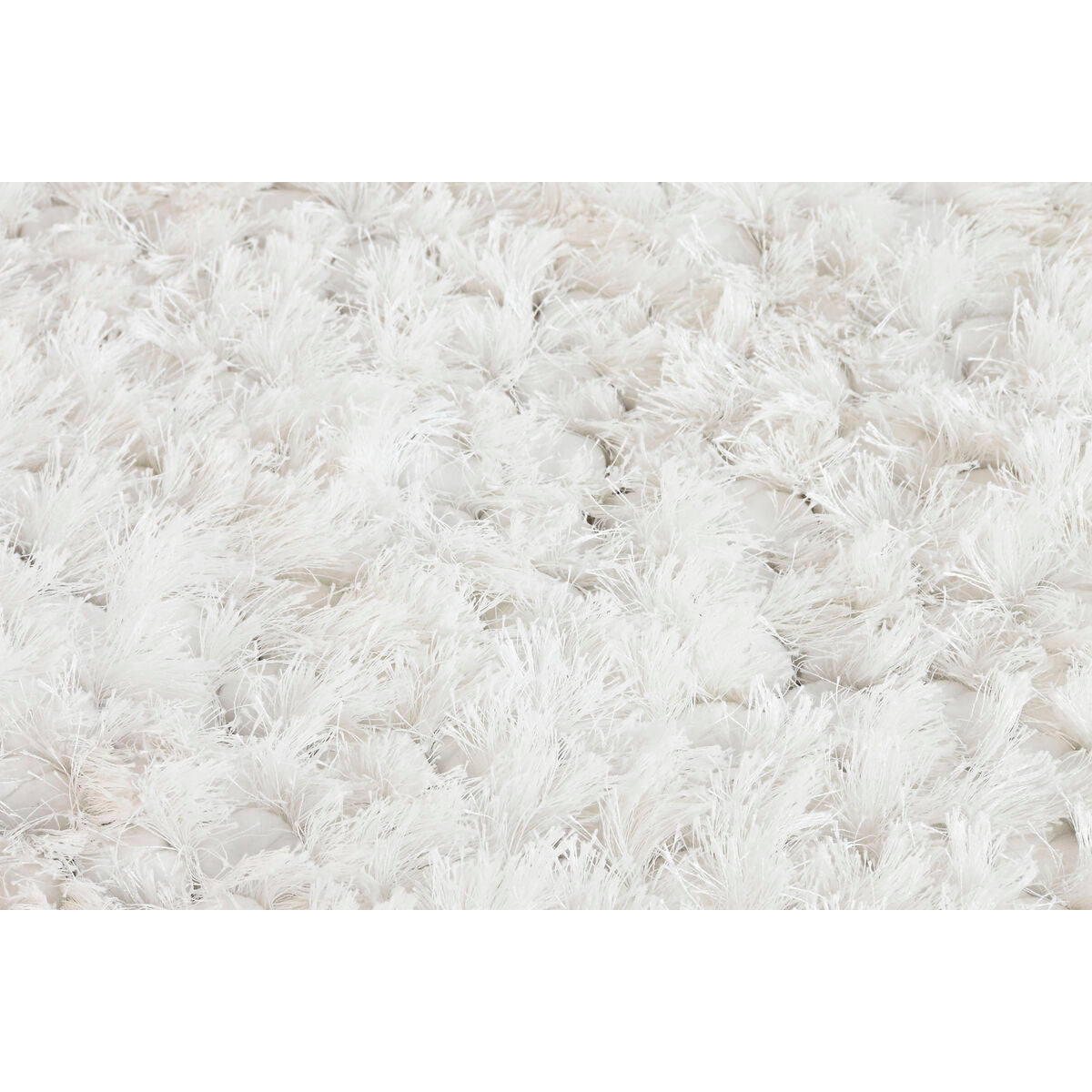 Alfombra blanca antideslizante de poliéster, 160 x 230 cm — imagen 2