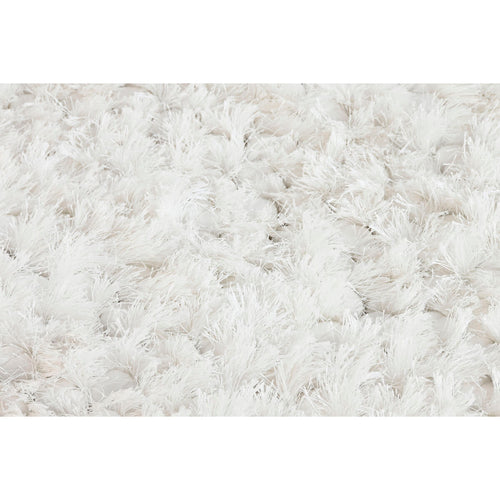Alfombra blanca antideslizante de poliéster, 160 x 230 cm — imagen 2